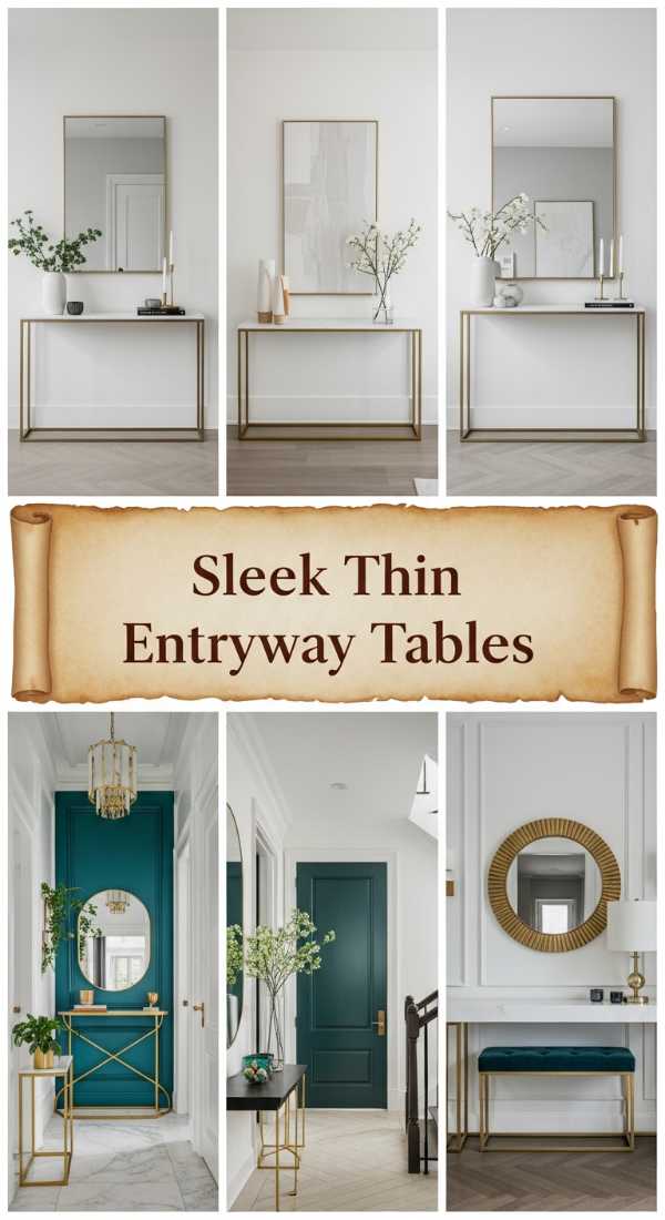 Sleek Thin Entryway Tables 69ed0338707ff