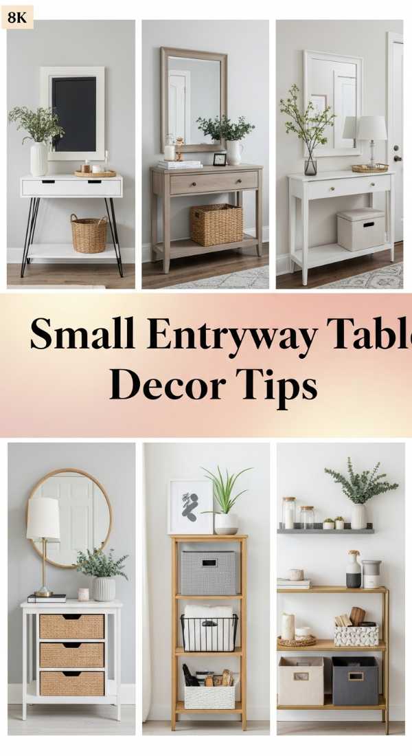 Small Entryway Table Decor Tips 69ed033c57720