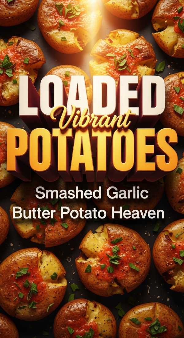 Smashed Garlic Butter Potato Heaven 69e707de71b9f