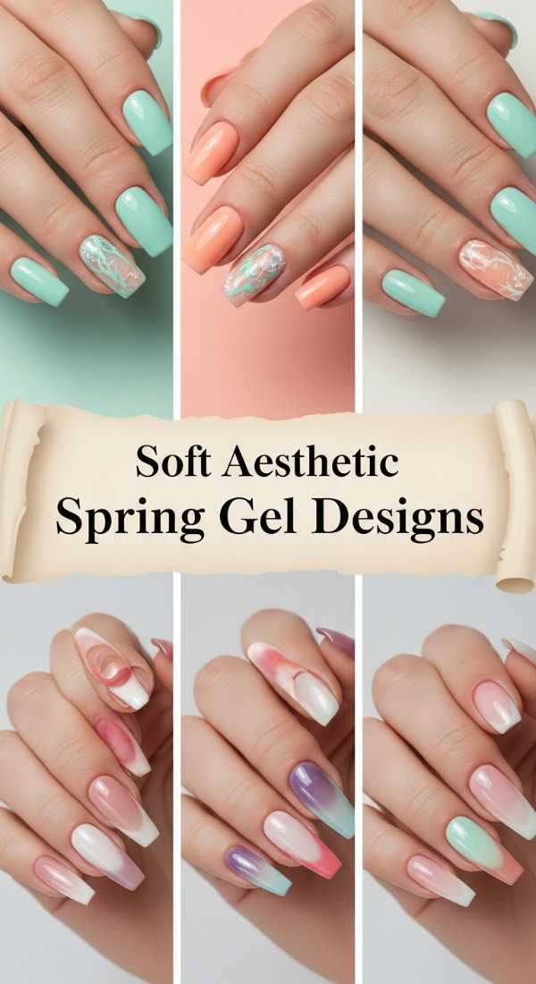 Soft Aesthetic Spring Gel Designs 69e4e4a4eab83