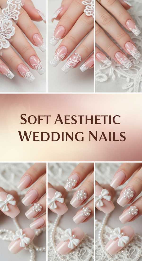 Soft Aesthetic Wedding Nails 69e4e4935e60d
