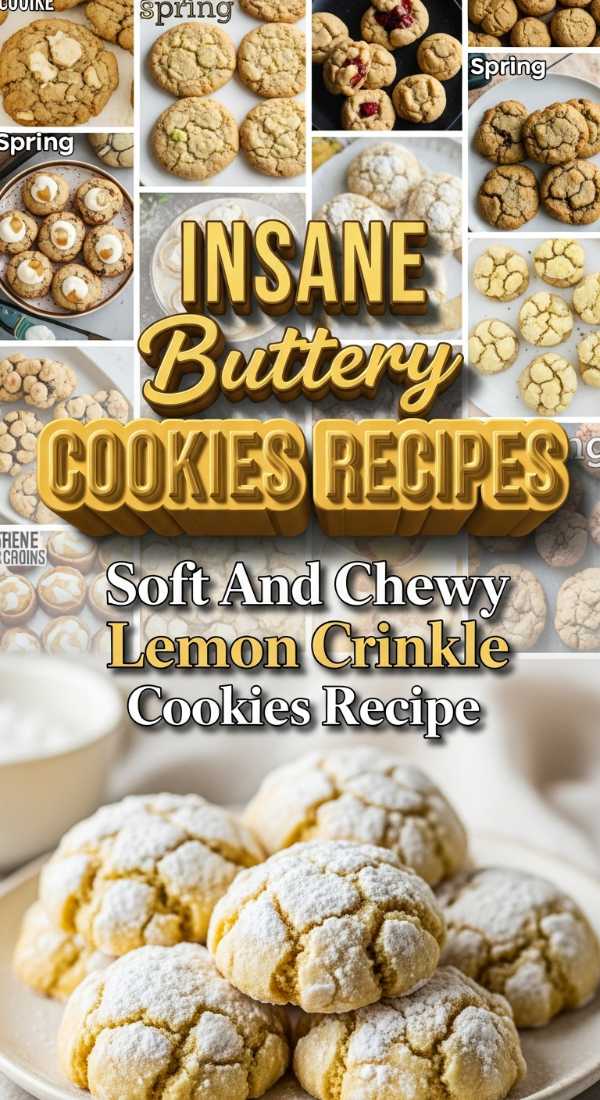 Soft And Chewy Lemon Crinkle Cookies Recipe 69e5cd94931ee