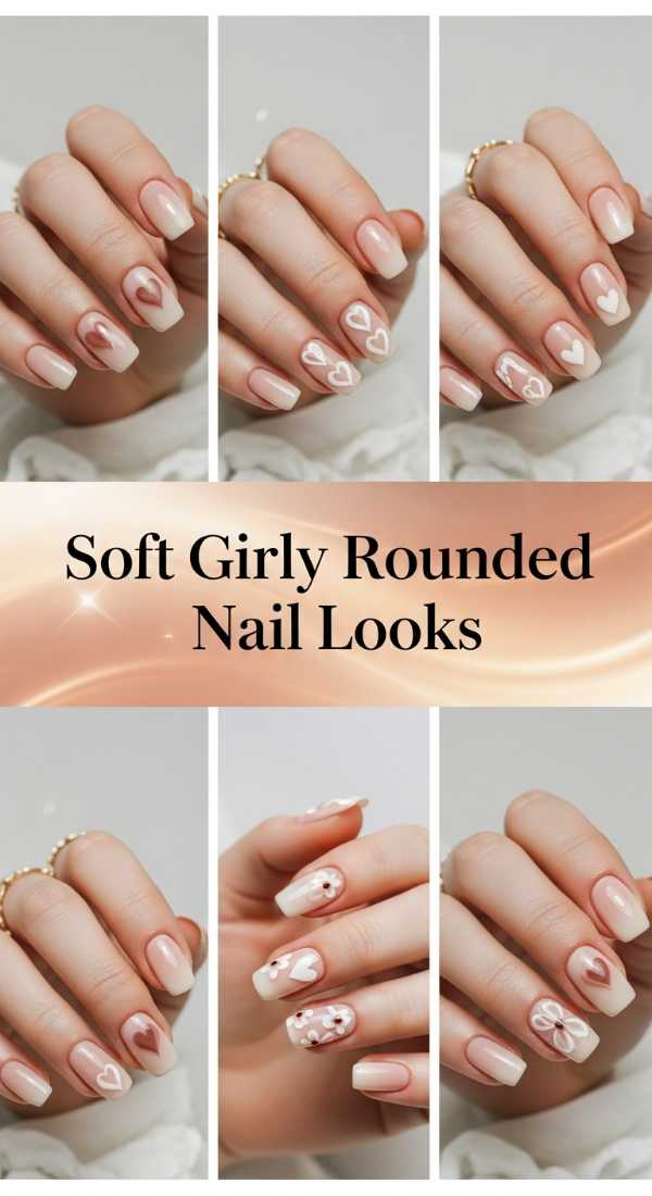 Soft Girly Rounded Nail Looks 69e350ec47109