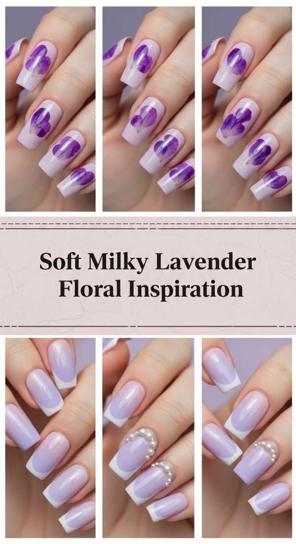 Soft Milky Lavender Floral Inspiration 69ef3c6d84f37