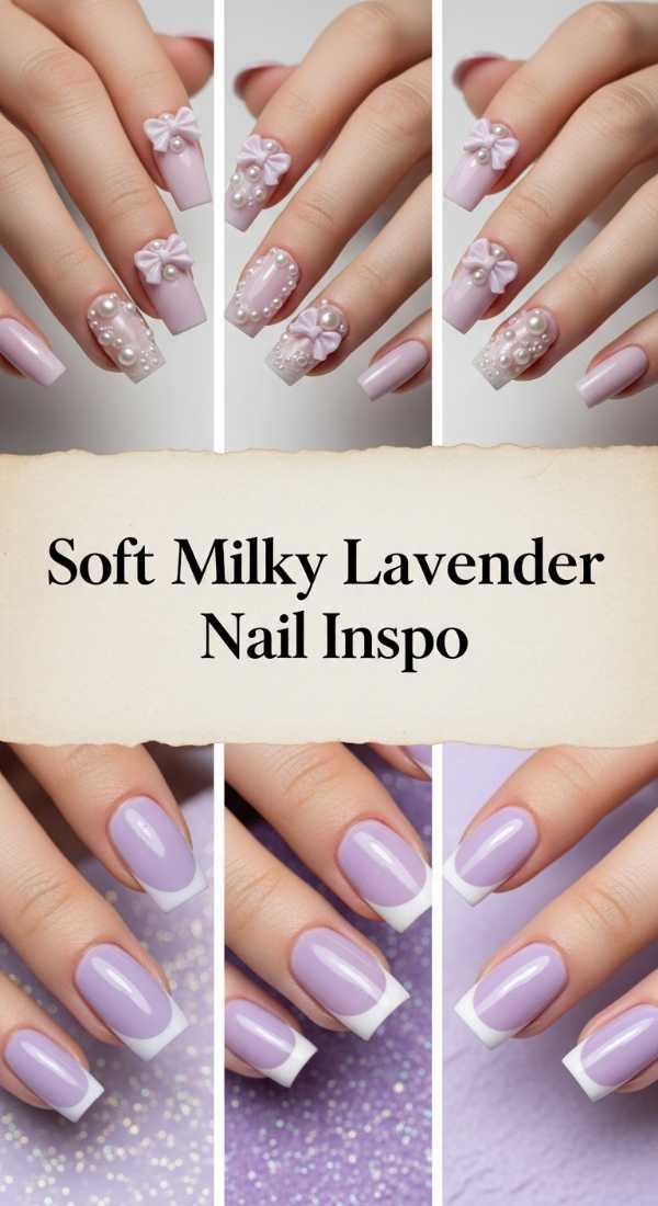 Soft Milky Lavender Nail Inspo 69ee419cdc8c3