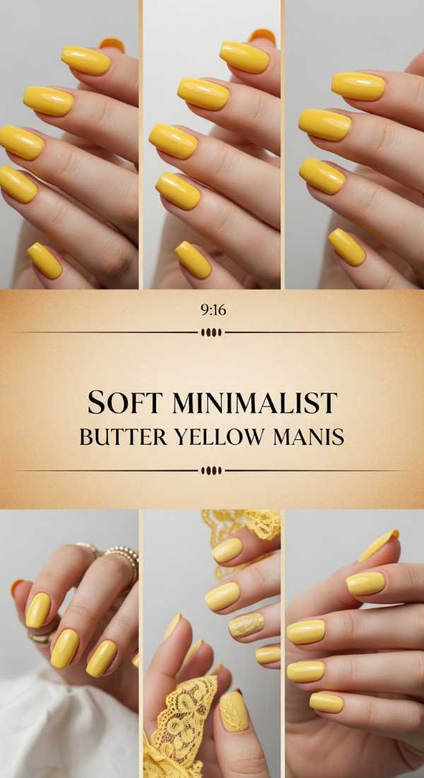 Soft Minimalist Butter Yellow Manis 69f32b711d68b