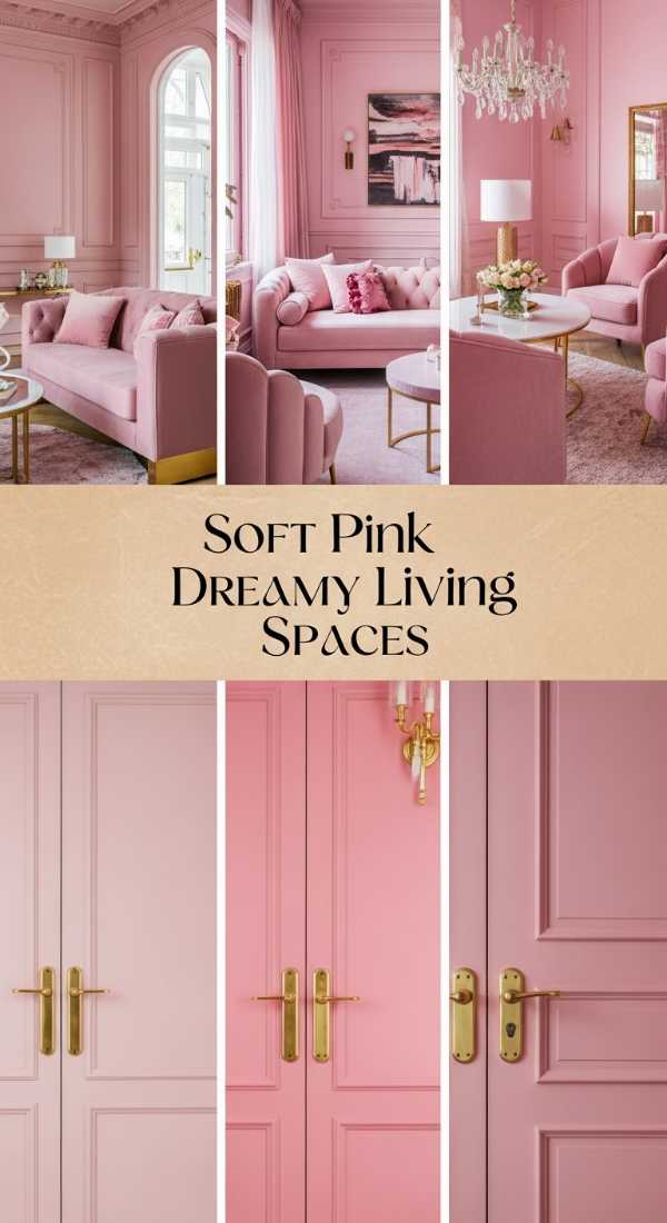 Soft Pink Dreamy Living Spaces 69e64b87b18df