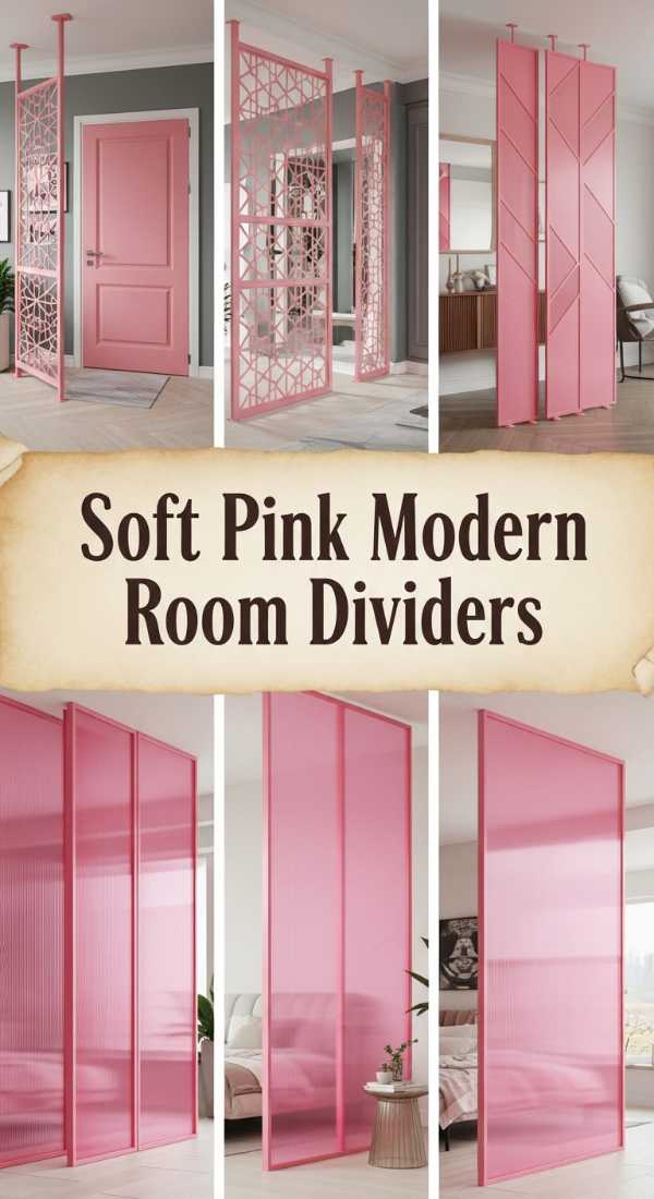 Soft Pink Modern Room Dividers 69e64c5e521be