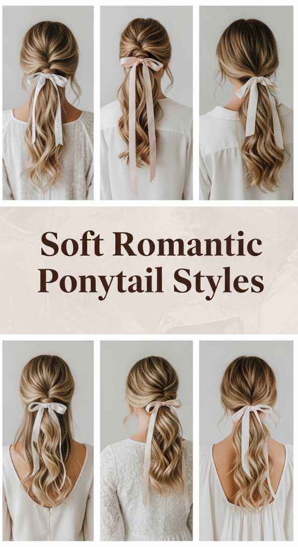 Soft Romantic Ponytail Styles 69e339fbca904