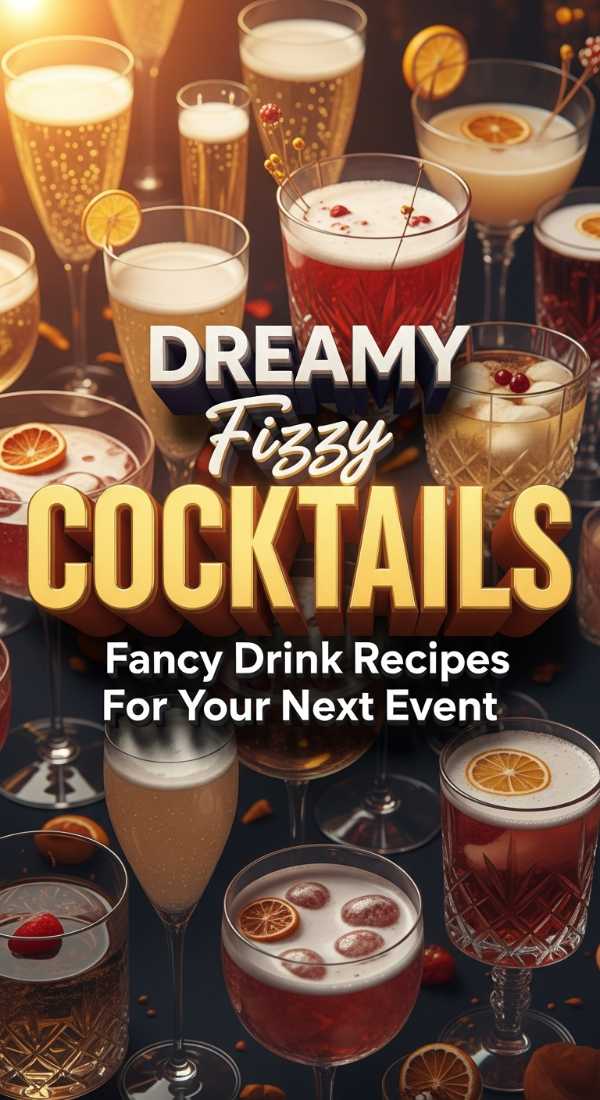 Sophisticated Cocktail Recipes For Parties