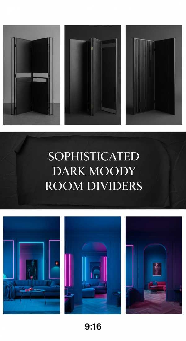 Sophisticated Dark Moody Room Dividers 69df43d1e4099