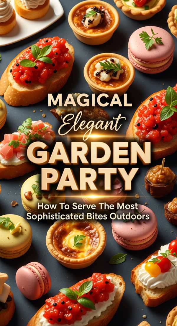Sophisticated Elegant Garden Party Bites 69de7c33b2bf8