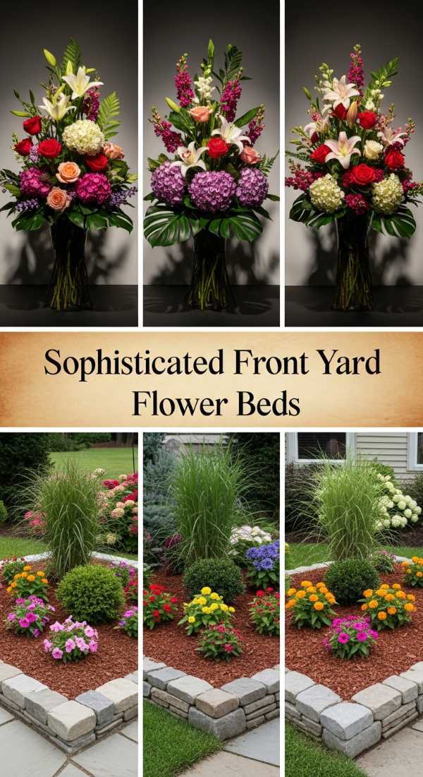 Sophisticated Front Yard Flower Beds 69df43d8a61cb