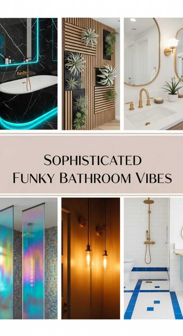 Sophisticated Funky Bathroom Vibes 69ed032591db9