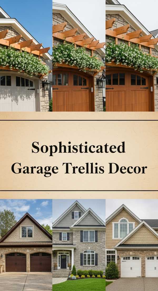 Sophisticated Garage Trellis Decor 69df43dbbcdca