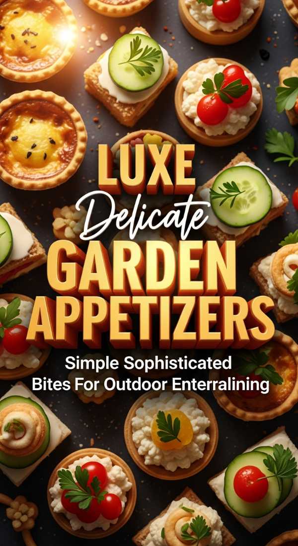 Sophisticated Garden Party Appetizer Ideas 69edba36d4d25