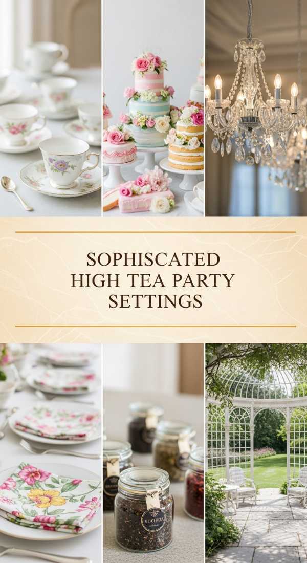 Sophisticated High Tea Party Settings 69df234f02a18