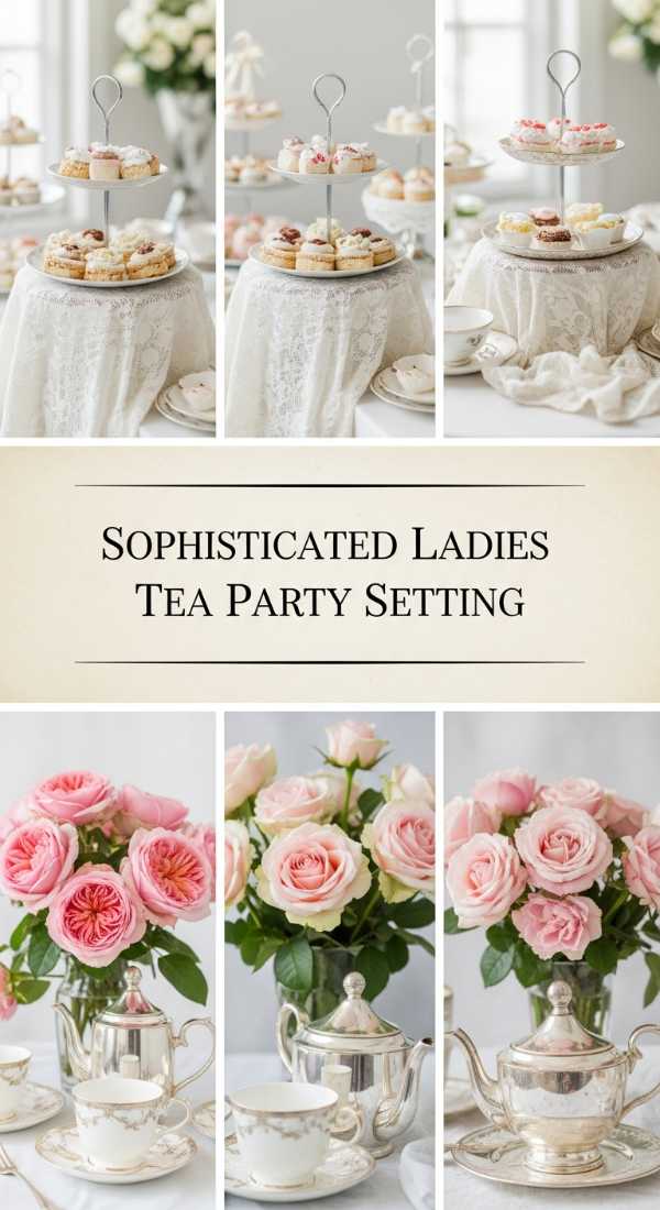 Sophisticated Ladies Tea Party Setting 69df24381a57e