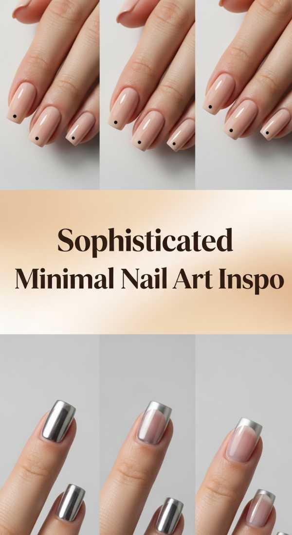 Sophisticated Minimal Nail Art Inspo 69eb7271dcfa4