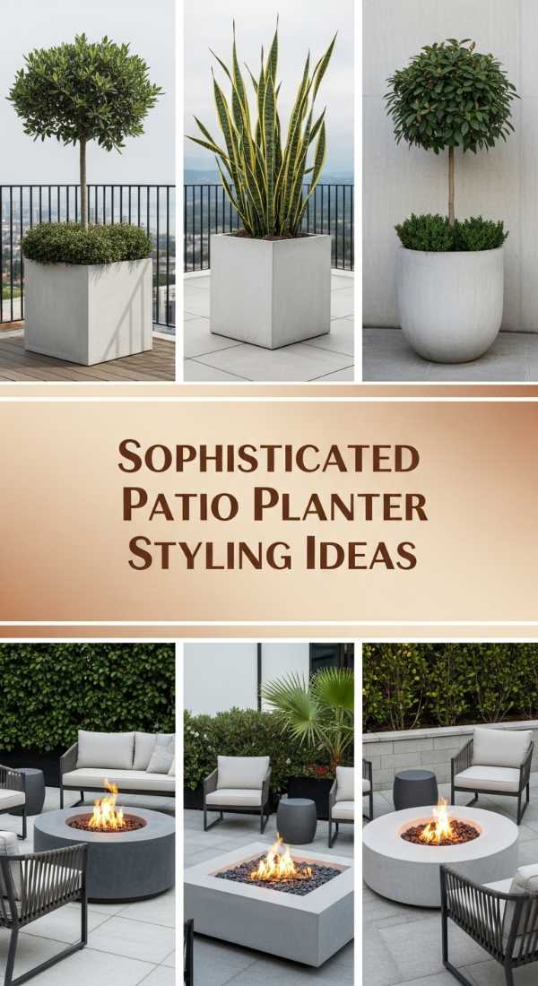 Sophisticated Patio Planter Styling Ideas 69f0e5c56718a