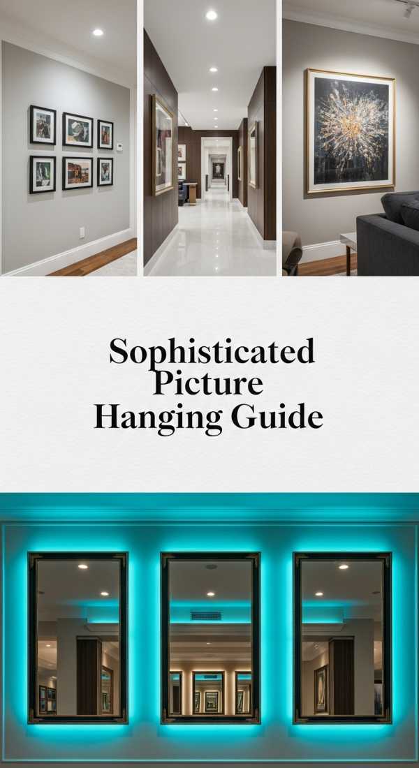 Sophisticated Picture Hanging Guide 69ed03470341a