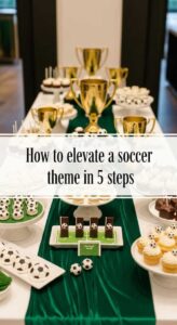 sophisticated soccer theme decor