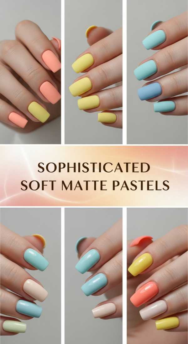 Sophisticated Soft Matte Pastels 69eb727544c81