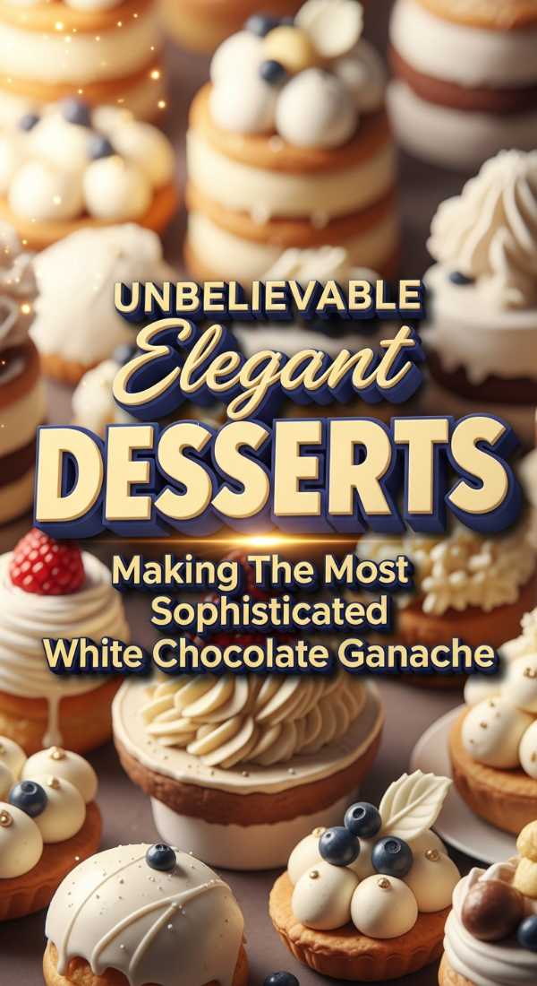 Sophisticated White Chocolate Ganache Dessert 69e5cd8cc0c4a
