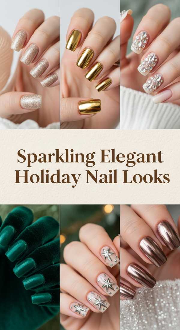 Sparkling Elegant Holiday Nail Looks 69e350fe62aef