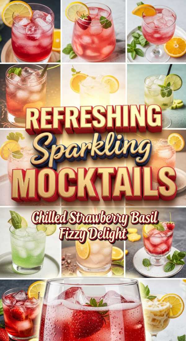 Sparkling Strawberry Basil Spring Mocktail 69de7d6d06f46