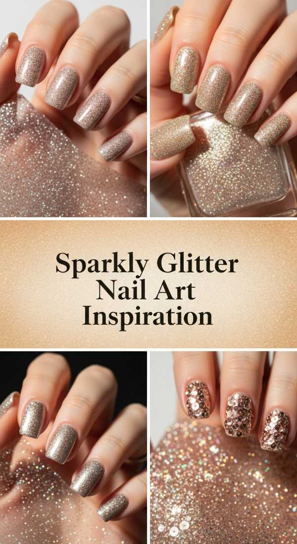 Sparkly Glitter Nail Art Inspiration 69e350efeedac