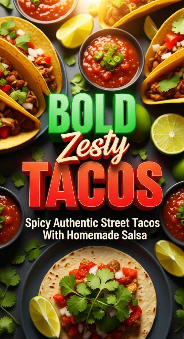 Spicy Authentic Street Tacos With Homemade Salsa 69ec9511df06a