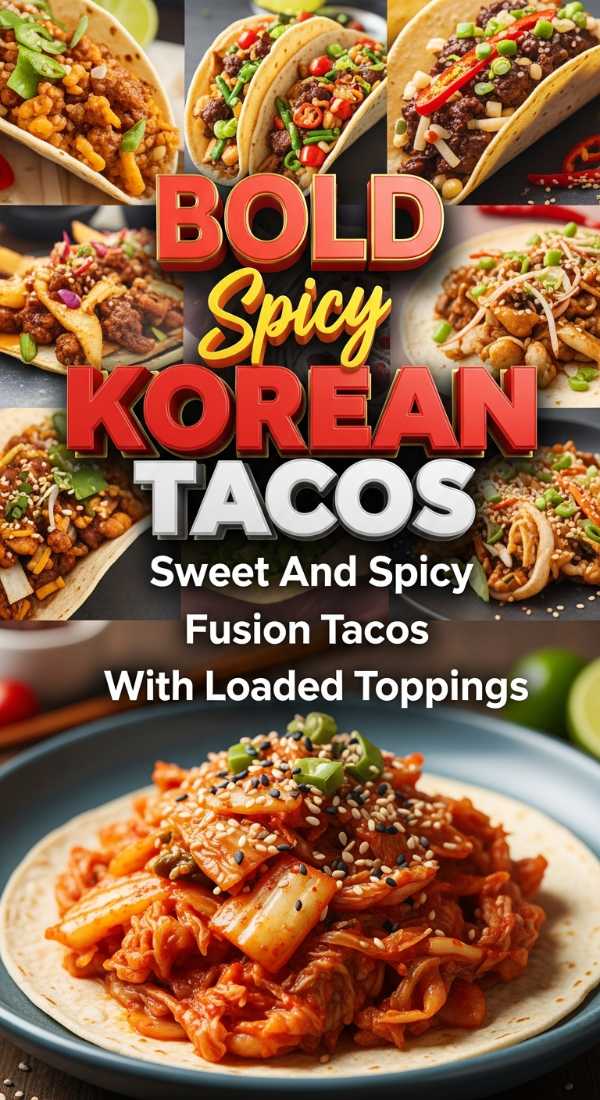Spicy Korean Fusion Tacos 69e4a7127757a