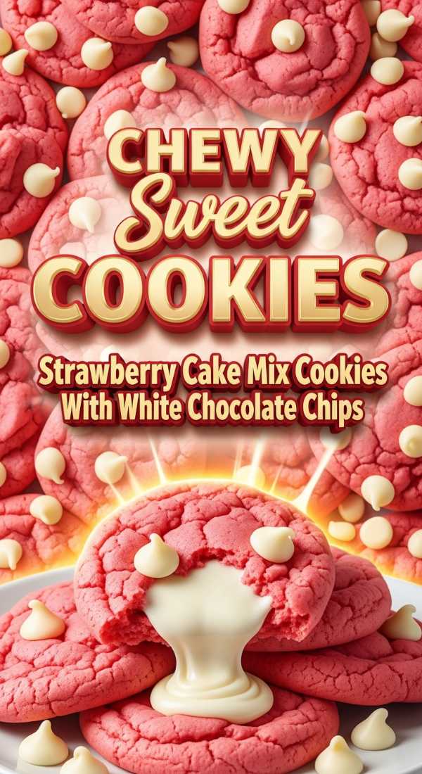Strawberry White Chocolate Chip Cookies 69ec984e3625b