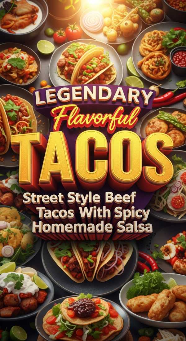 Street Style Beef Tacos With Spicy Homemade Salsa 69ec9508a28dc