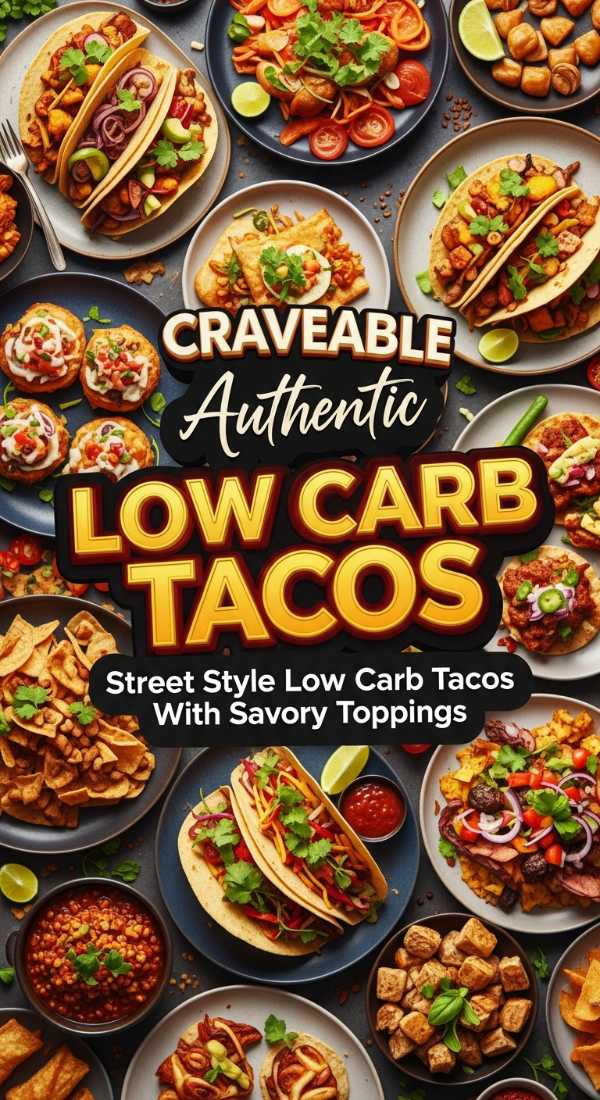 Street Style Low Carb Tacos With Savory Toppings 69e35fac4d907