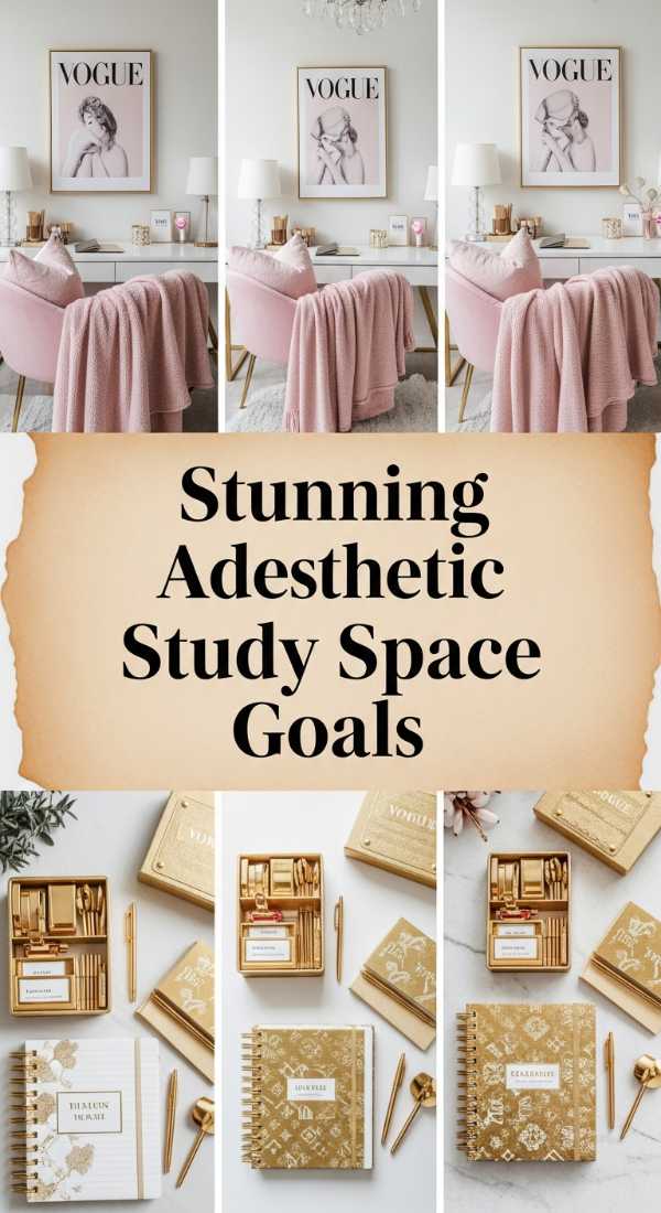 Stunning Aesthetic Study Space Goals 69e51e54d78c0