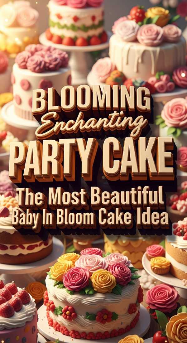 Stunning Baby In Bloom Cake Ideas