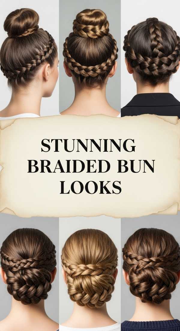 Stunning Braided Bun Looks 69e339fec08c5