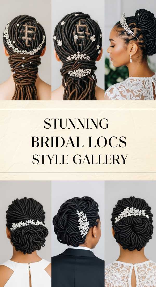 Stunning Bridal Locs Style Gallery