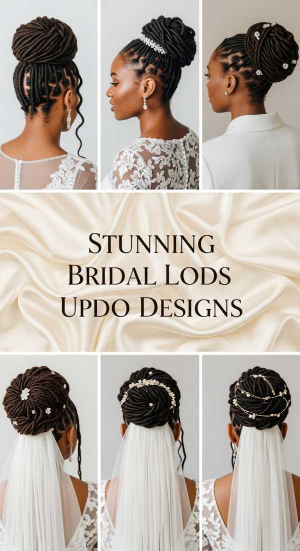 Stunning Bridal Locs Updo Designs 69ee52fadc2d5