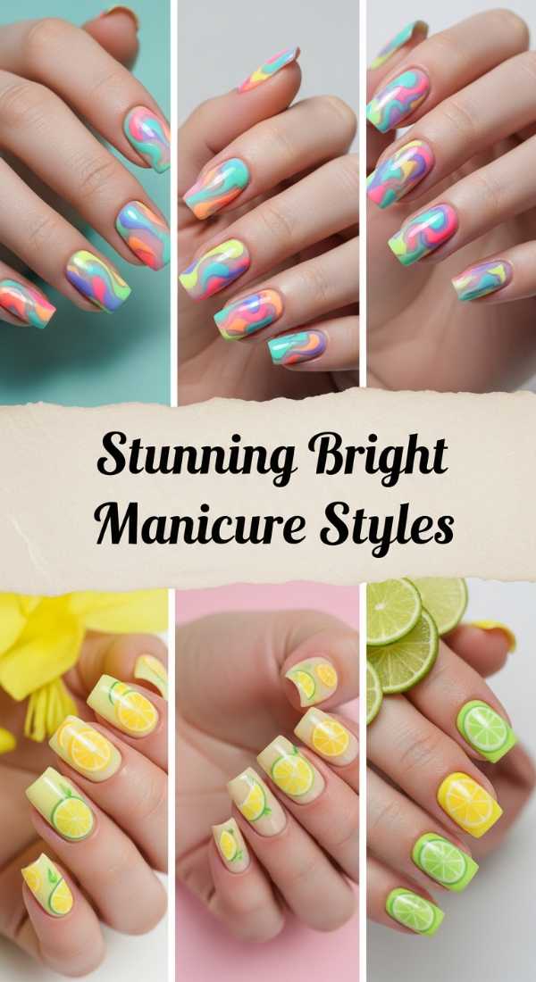 Stunning Bright Spring Manicure Styles 69ee408f6df87