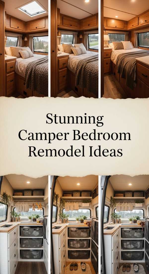 Stunning Camper Bedroom Remodel Ideas 69ea60a575cfb