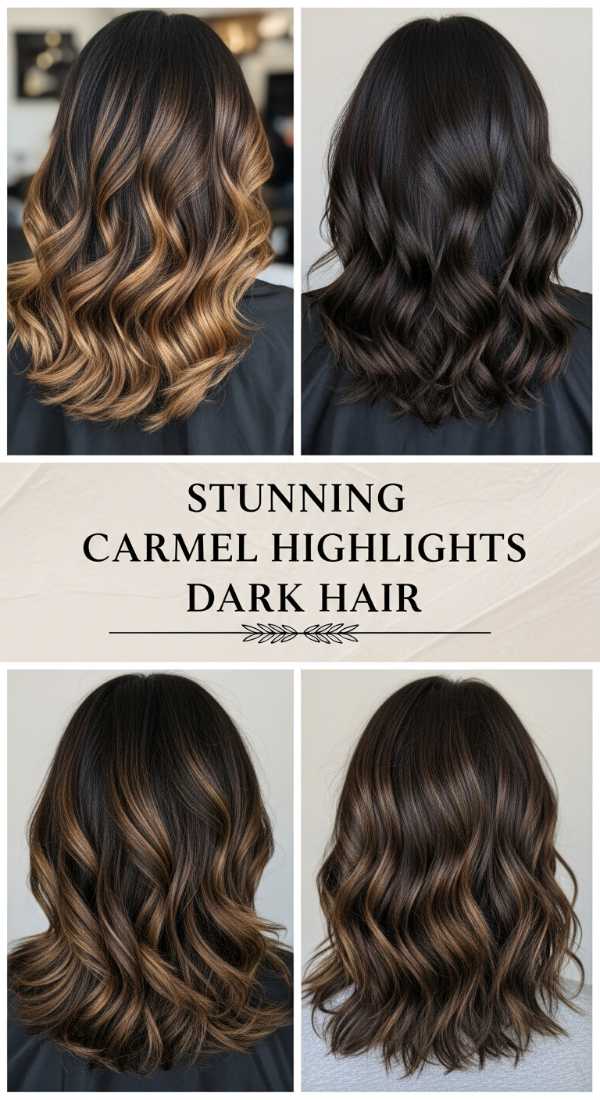 Stunning Carmel Highlights Dark Hair 69ef49471de4c