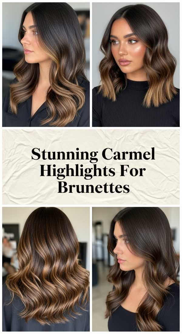 Stunning Carmel Highlights For Brunettes 69e9d3fc6dde1