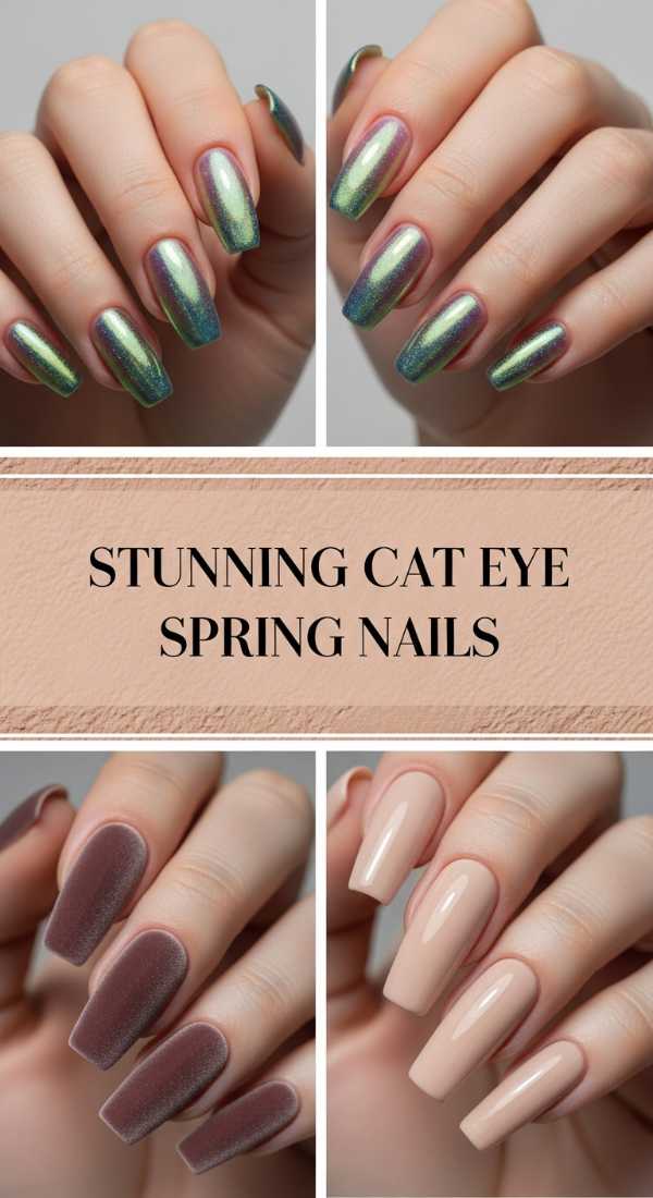 Stunning Cat Eye Spring Nails 69f0ca2e50f06