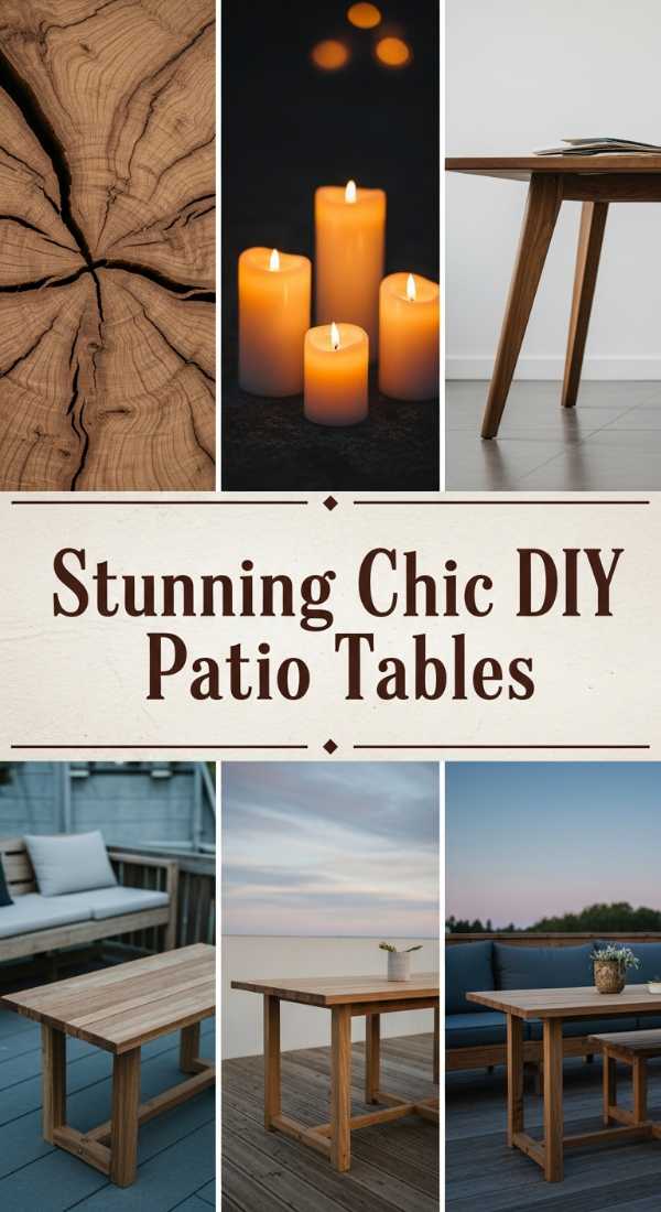 Stunning Chic Diy Patio Tables 69e777b5c1b75