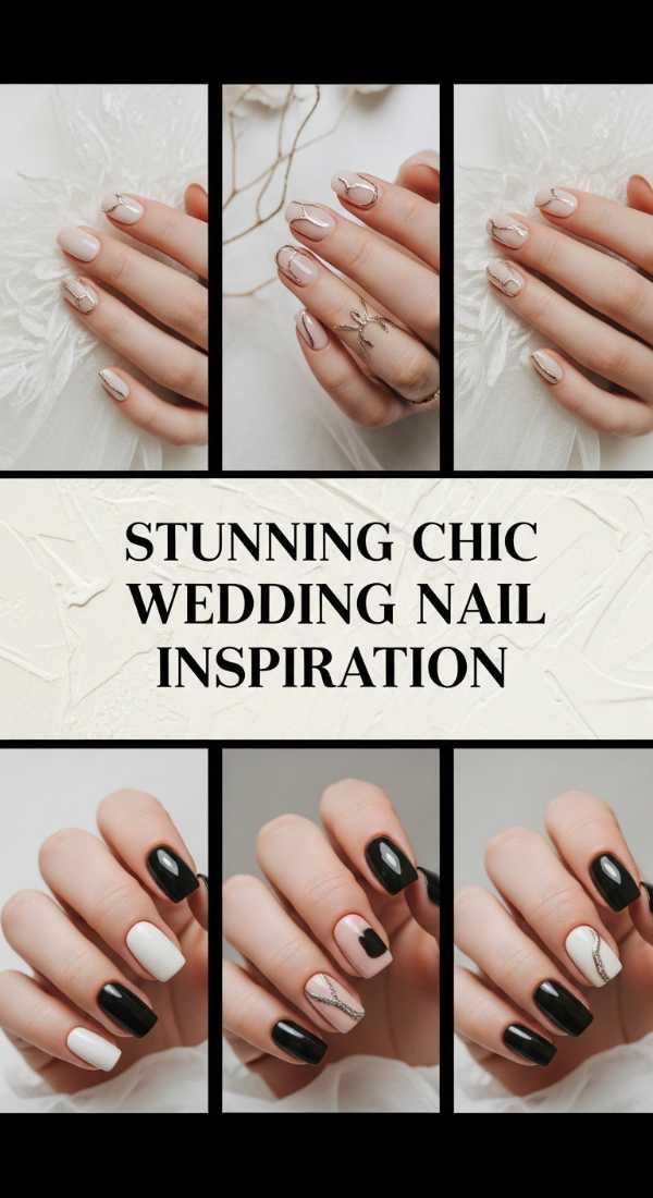 Stunning Chic Wedding Nail Inspiration 69df1ba65f770