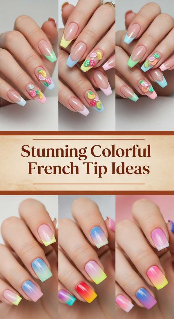 Stunning Colorful French Tip Ideas 69e72cc3bcdca