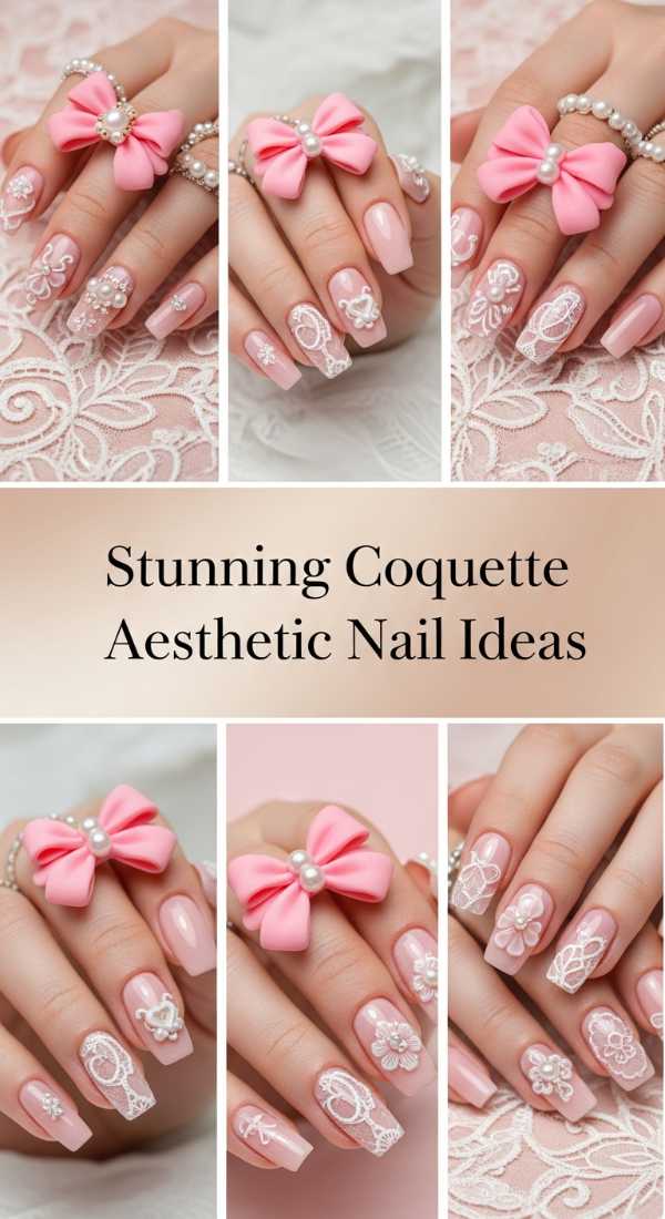 Stunning Coquette Aesthetic Nail Ideas 69df3acf1b715